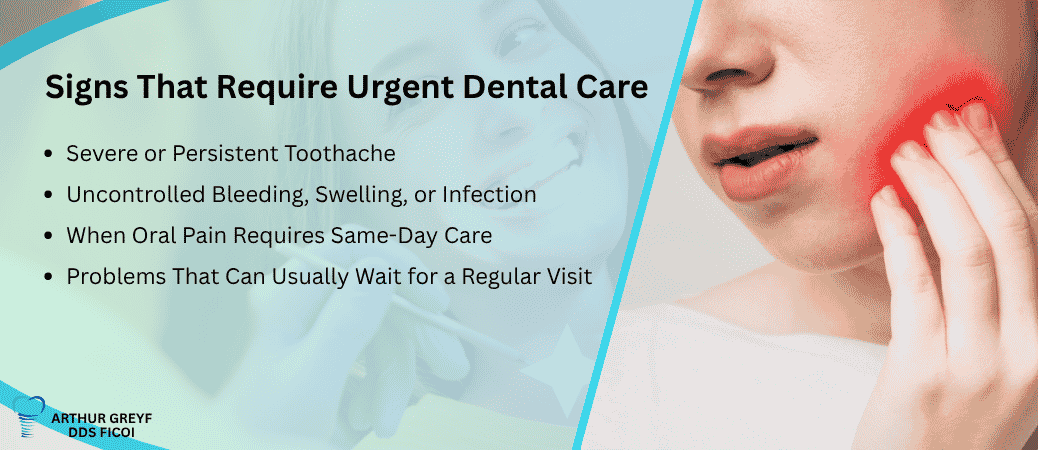 Signs You Need Urgent Dental Treatment